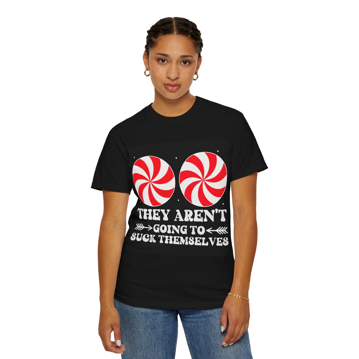 They Aren’t Going to Suck Themselves – Naughty Peppermint Christmas Tee